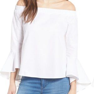 New!! 525 America Off The Shoulder Bell Sleeve Top